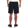 Jerzees Men's Black Nublend Fleece Shorts