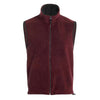 Landway Men's Maroon Fleece Vest