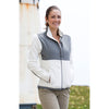 Landway Women's Cream/Charcoal Performance Heavyweight Fleece