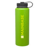 H2Go Matte Lime Venture Stainless Steel Bottle 40oz