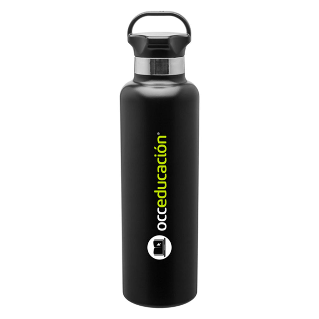H2Go Matte Black Ascent Stainless Steel Bottle 25 oz