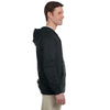 Jerzees Men's Black 8 Oz. Nublend Fleece Full-Zip Hood