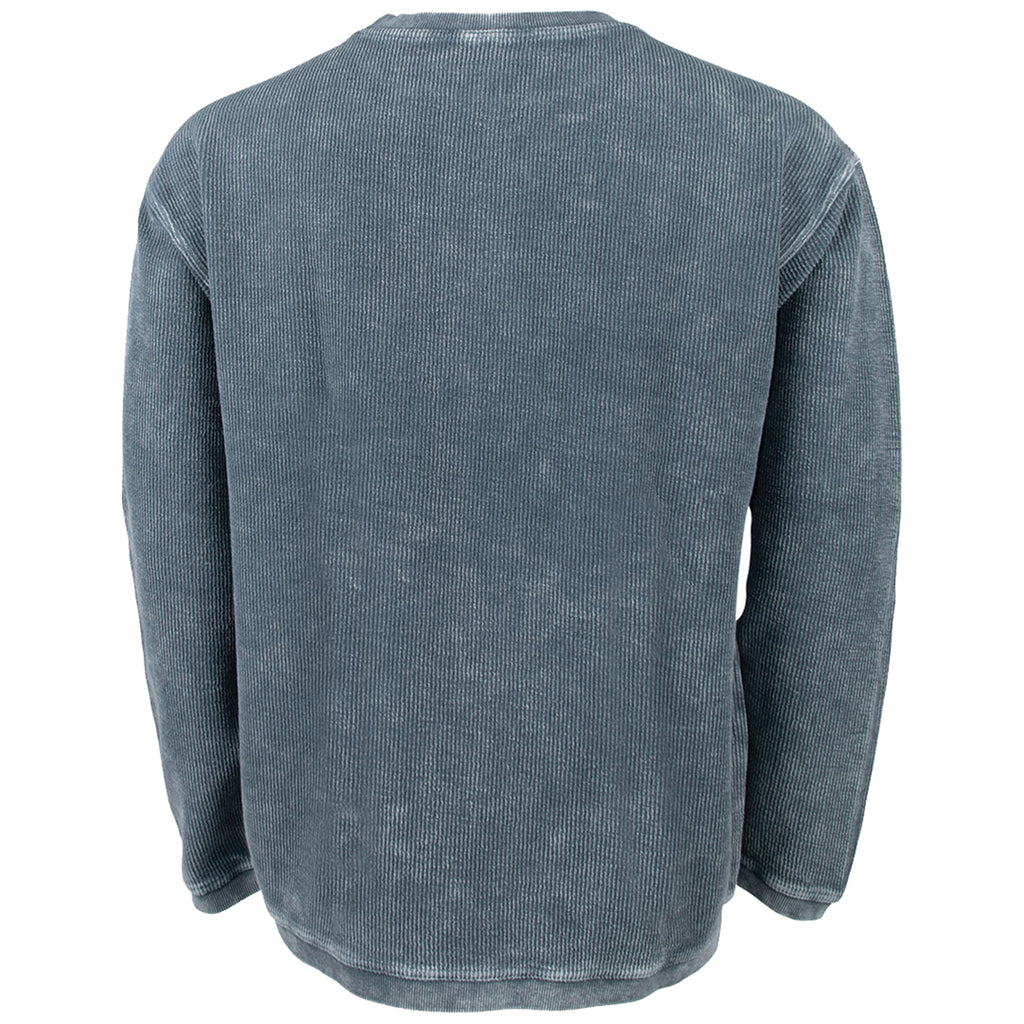 Charles River Men's Denim Camden Crew Neck Sweatshirt