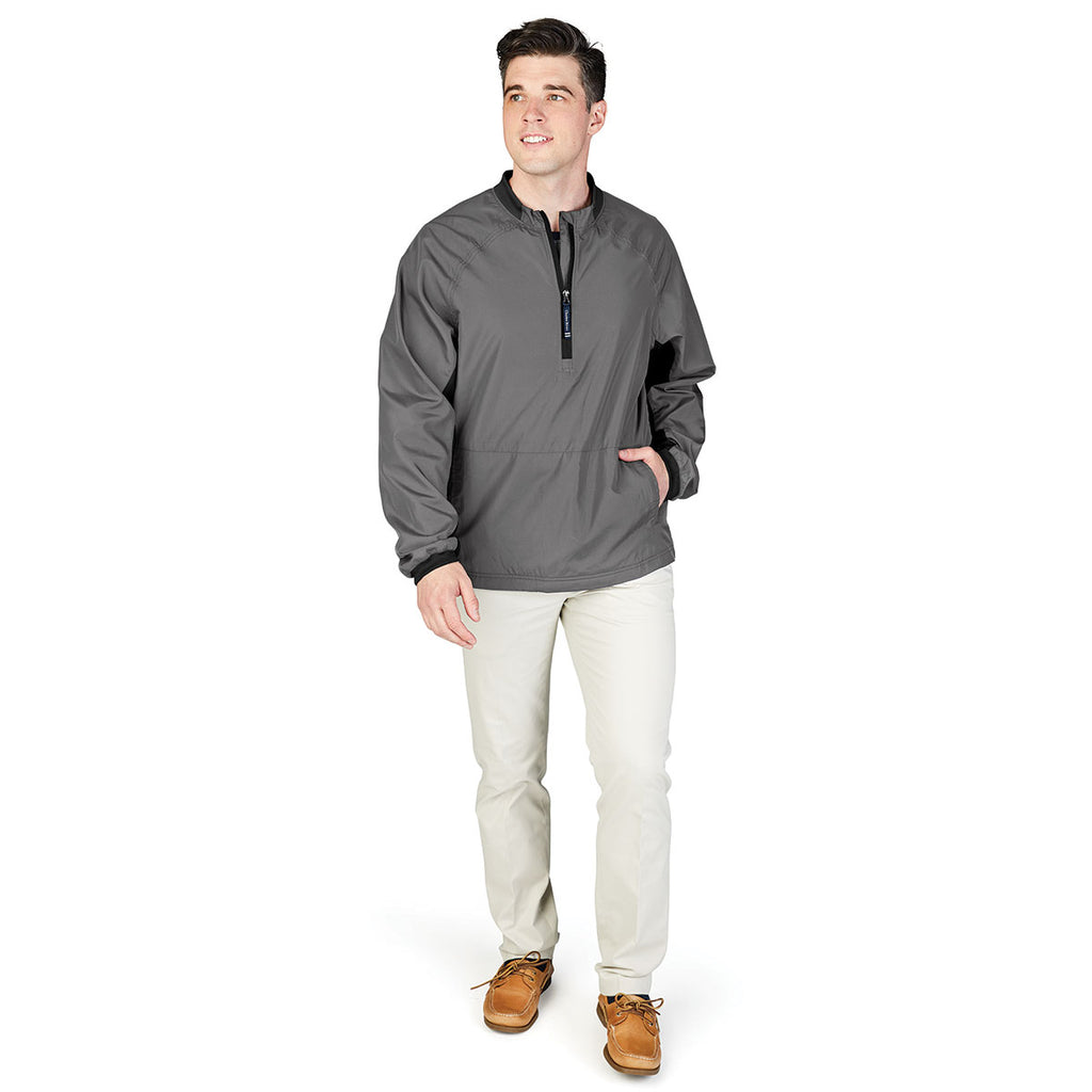 Charles River Men's Grey/Black Bunker Windshirt