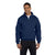 Jerzees Men's J Navy 8 Oz. Nublend Quarter-Zip Cadet Collar Sweatshirt