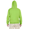 Jerzees Men's Neon Green 8 Oz. Nublend Fleece Pullover Hood