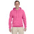 Jerzees Men's Neon Pink 8 Oz. Nublend Fleece Pullover Hood