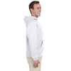 Jerzees Men's White 8 Oz. Nublend Fleece Pullover Hood