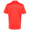 adidas Men's Blaze Orange/Black 3 Stripe Chest Polo