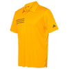 adidas Men's Team Collegiate Gold/Black 3 Stripe Chest Polo