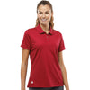 Adidas Women's Power Red Basic Sport Polo