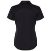 adidas Women's Black/White Floating 3-Stripes Sport Shirt