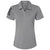 adidas Women's Grey Three Heather/Black Floating 3-Stripes Sport Shirt