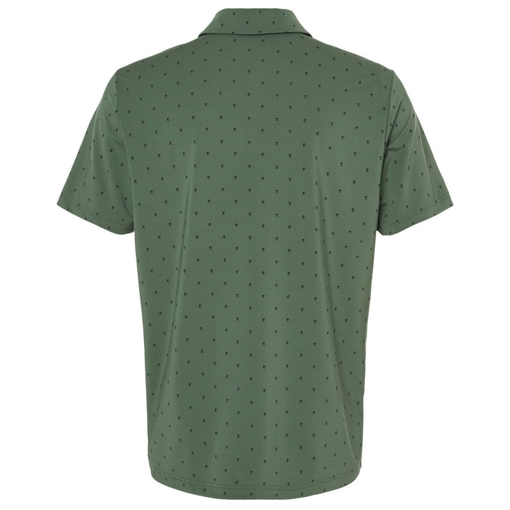 adidas Men's Green Oxide/Black Pine Tree Polo