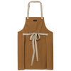 Port Authority Duck Brown/Stone Canvas Full-Length Two-Pocket Apron