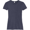 Alternative Apparel Women's Navy The Keepsake Vintage 50/50 Tee