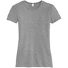 Alternative Apparel Women's Smoke The Keepsake Vintage 50/50 Tee