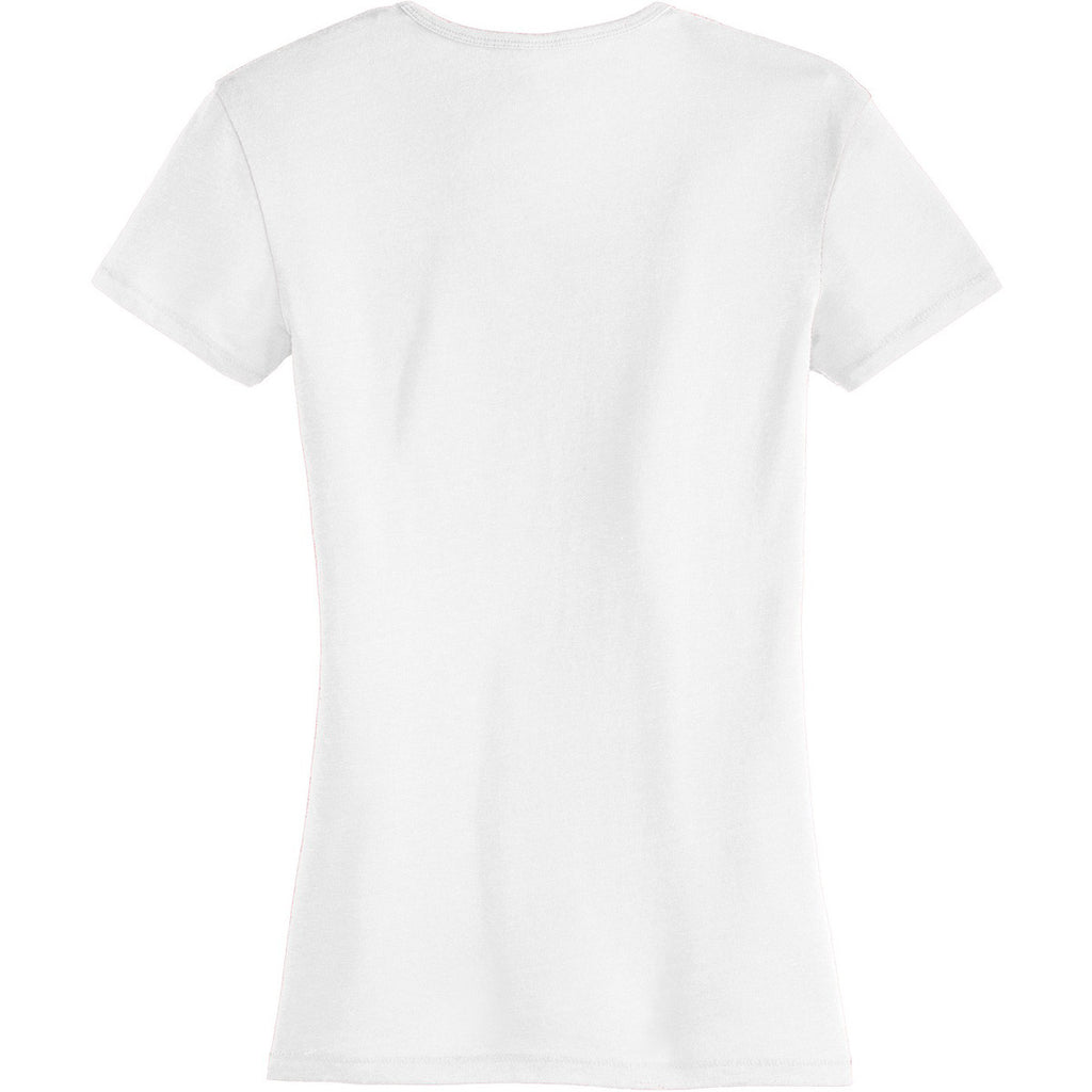 Alternative Apparel Women's White The Keepsake Vintage 50/50 Tee