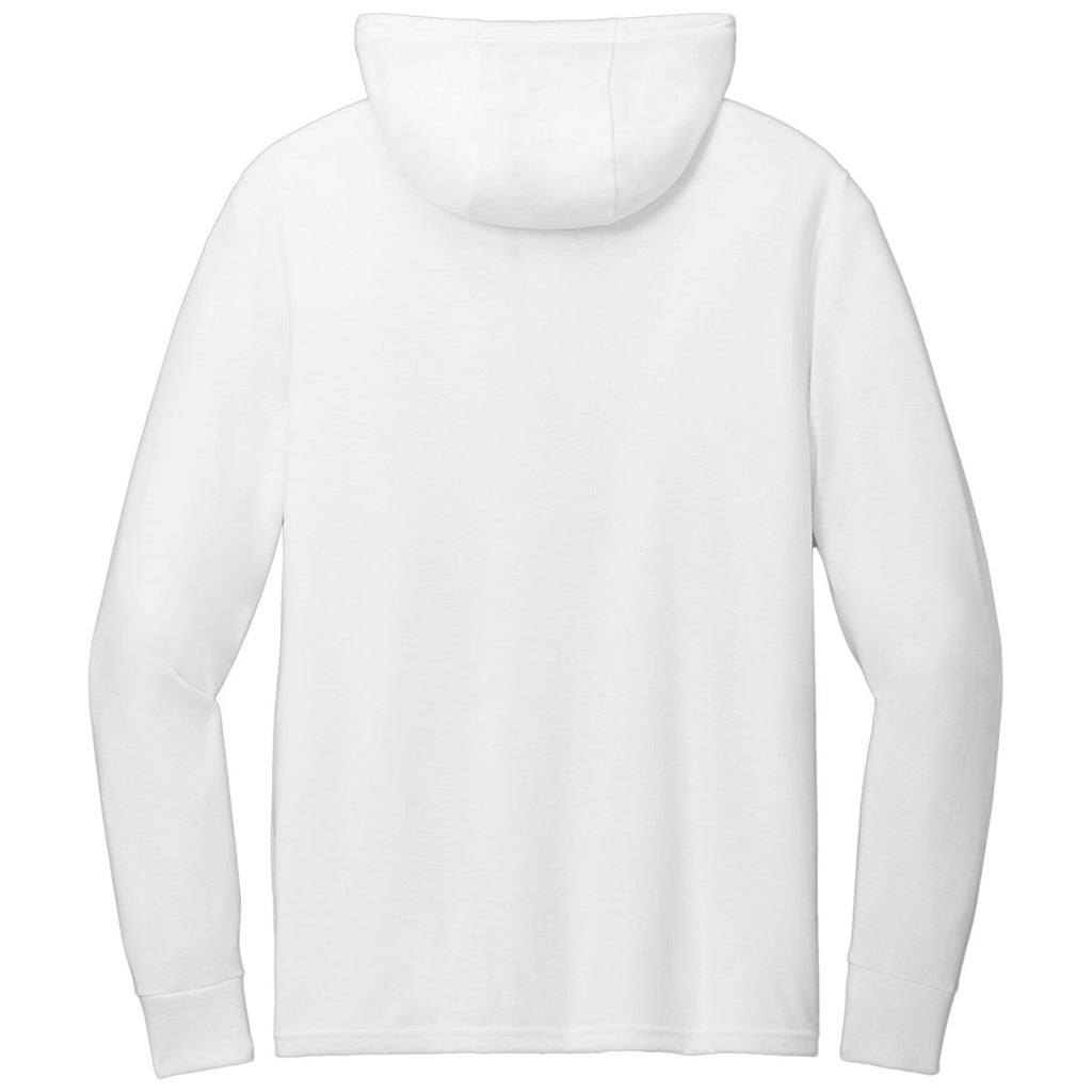 Allmade Unisex Bright White Tri-Blend Hoodie Tee