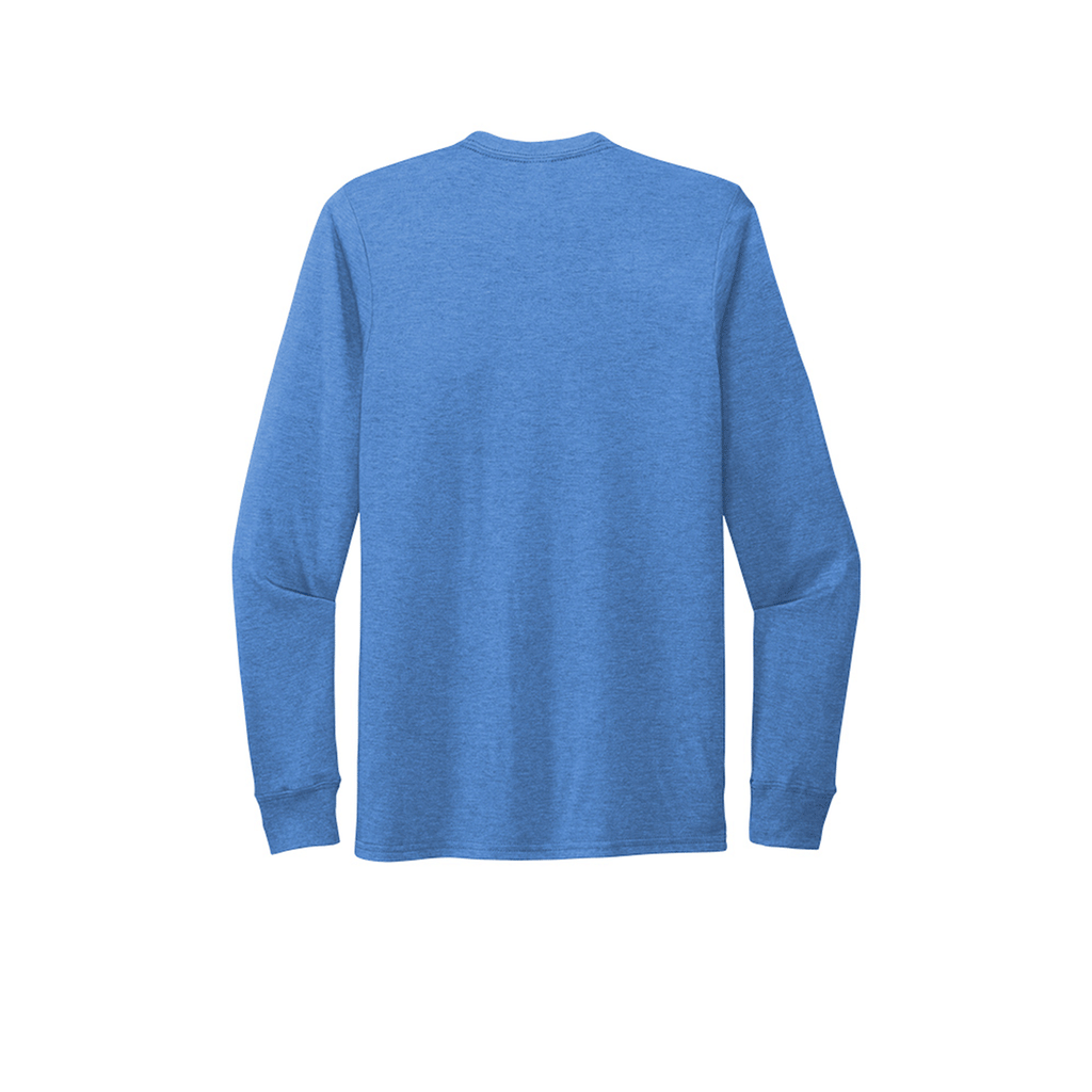 Allmade Unisex Azure Blue Tri-Blend Long Sleeve Tee