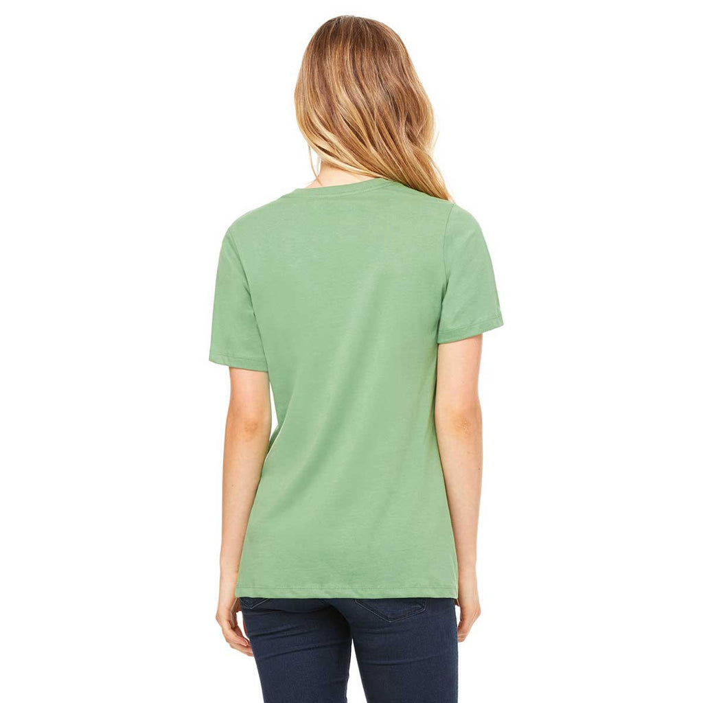 Bella + Canvas Women's Leaf Relaxed Jersey Short-Sleeve T-Shirt