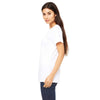 Bella + Canvas Women's White Relaxed Jersey Short-Sleeve T-Shirt