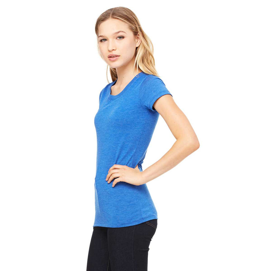 Bella + Canvas Women's True Royal Triblend Short-Sleeve T-Shirt