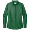 Brooks Brothers Women's Club Green Wrinkle-Free Stretch Naildhead Shirt