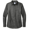 Brooks Brothers Women's Deep Black Wrinkle-Free Stretch Naildhead Shirt