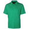 Cutter & Buck Men's Kelly Green Tall Forge Polo Pencil Stripe