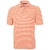 Cutter & Buck Men's College Orange Virtue Eco Pique Stripped Recycled Tall Polo