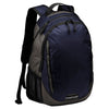 Port Authority Deep Navy/Dark Charcoal Ridge Backpack