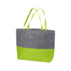 Port Authority Charge Green/Felt Grey Large Felt Tote