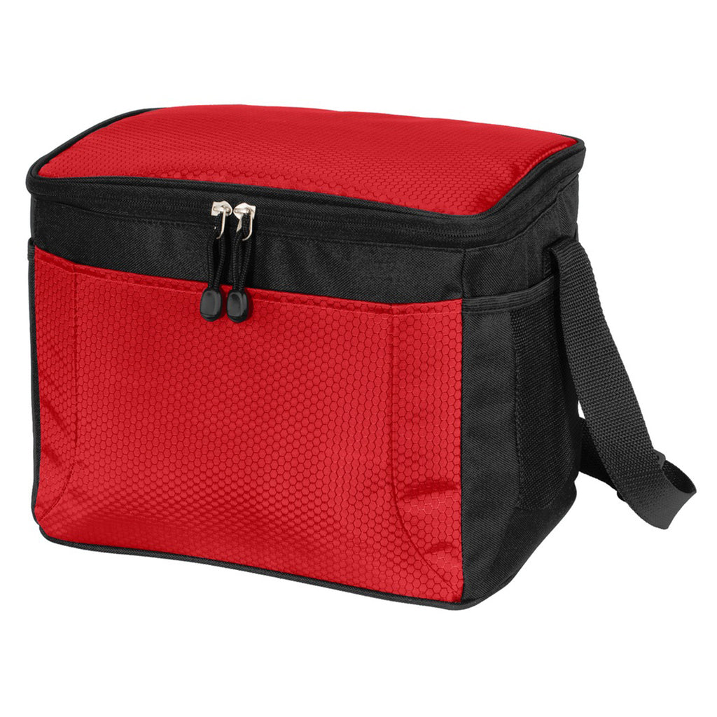 Port Authority Red 12-Can Cube Cooler