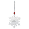 BIC Silver Snowflake Ornament