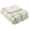 Port Authority Window Pane Flannel Sherpa Blanket