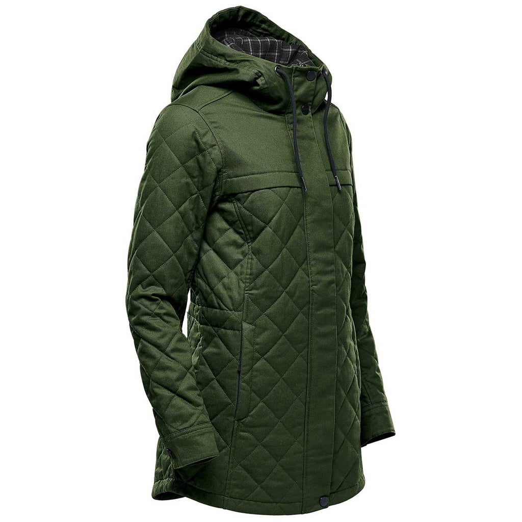 Stormtech Women's Earth Green Bushwick Quilted Jacket