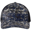 Port Authority Rich Navy Digi/Grey Steel Snapback Digi Camo Trucker Cap