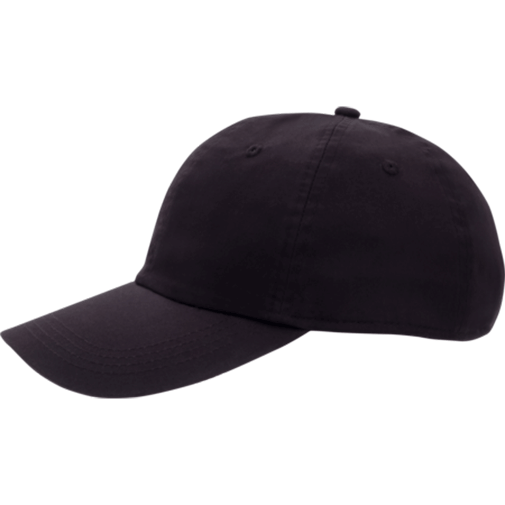 AHEAD Black Lightweight Cotton Solid Cap