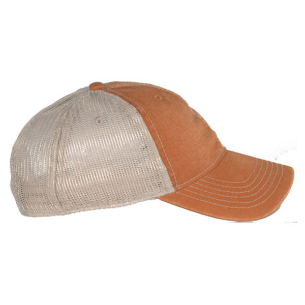 AHEAD Rust/Tan Tea Stained Mesh Back Cap