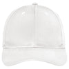 Port Authority White Fine Twill Cap