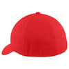 Port Authority True Red Flexfit Cotton Twill Cap