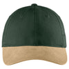 Port Authority Loden/Khaki Two-Tone Brushed Twill Cap