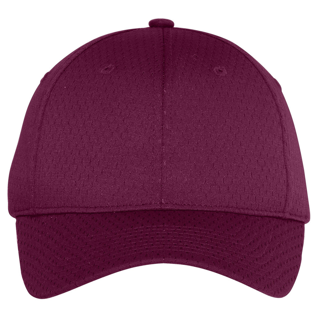 Port Authority Maroon Pro Mesh Cap