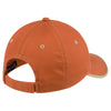 Port Authority Burnt Orange/Light Sand Vintage Washed Contrast Stitch Cap