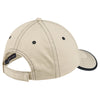 Port Authority Stone/Black Vintage Washed Contrast Stitch Cap