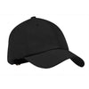 Port Authority Black Sueded Cap