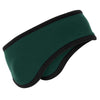 Port Authority Dark Green Two-Color Fleece Headband