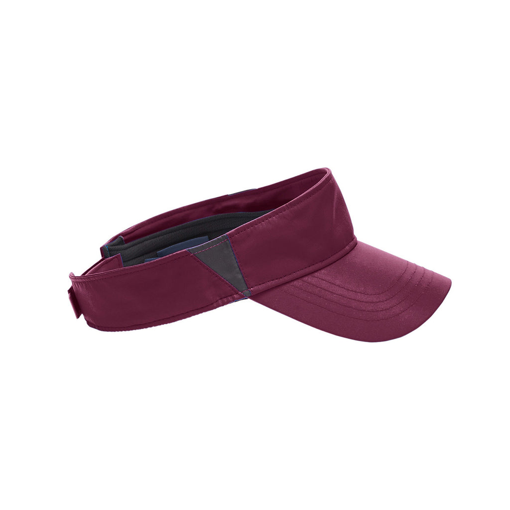 Core 365 Burgundy/Carbon Drive Performance Visor