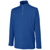 Core 365 Men's True Royal Fusion ChromaSoft Pique Quarter-Zip